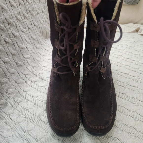 Timberland Women's Lace Up Boots - Rich Brown - Picture 4 of 9